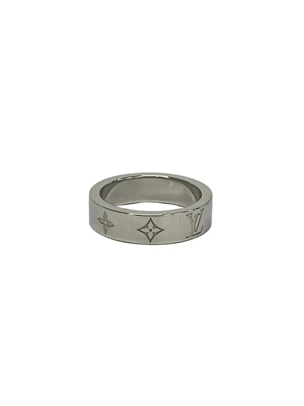 Louis Vuitton Ring Lv Mosaic Silver #296587L61B